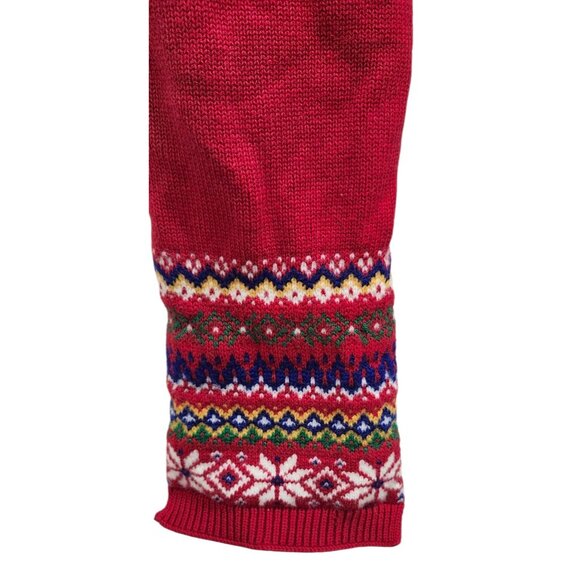 Polo Ralph Lauren Fair Isle Cotton-Blend Scarf Size 157 cm x19 cm - Picture 5 of 9